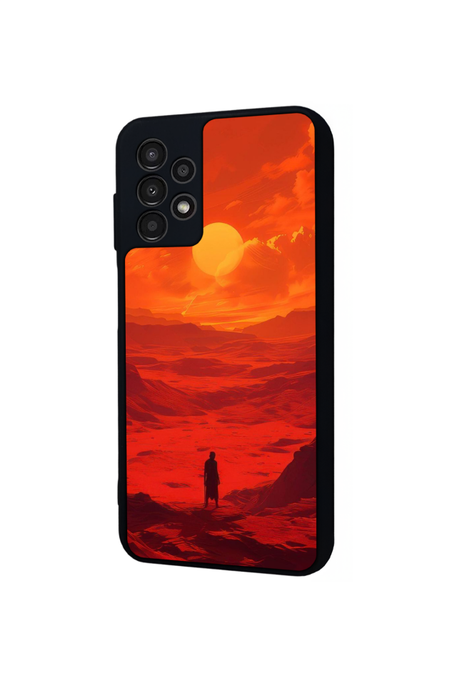 Samsung Galaxy A23 Uyumlu Güneş Tasarımlı Glossy Premium Kılıf