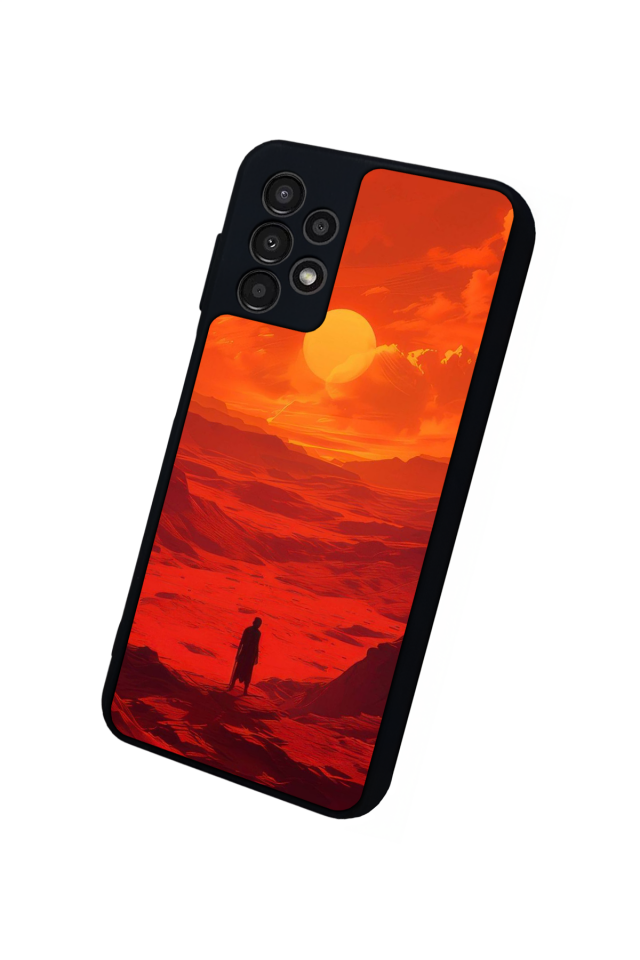 Samsung Galaxy A23 Uyumlu Güneş Tasarımlı Glossy Premium Kılıf