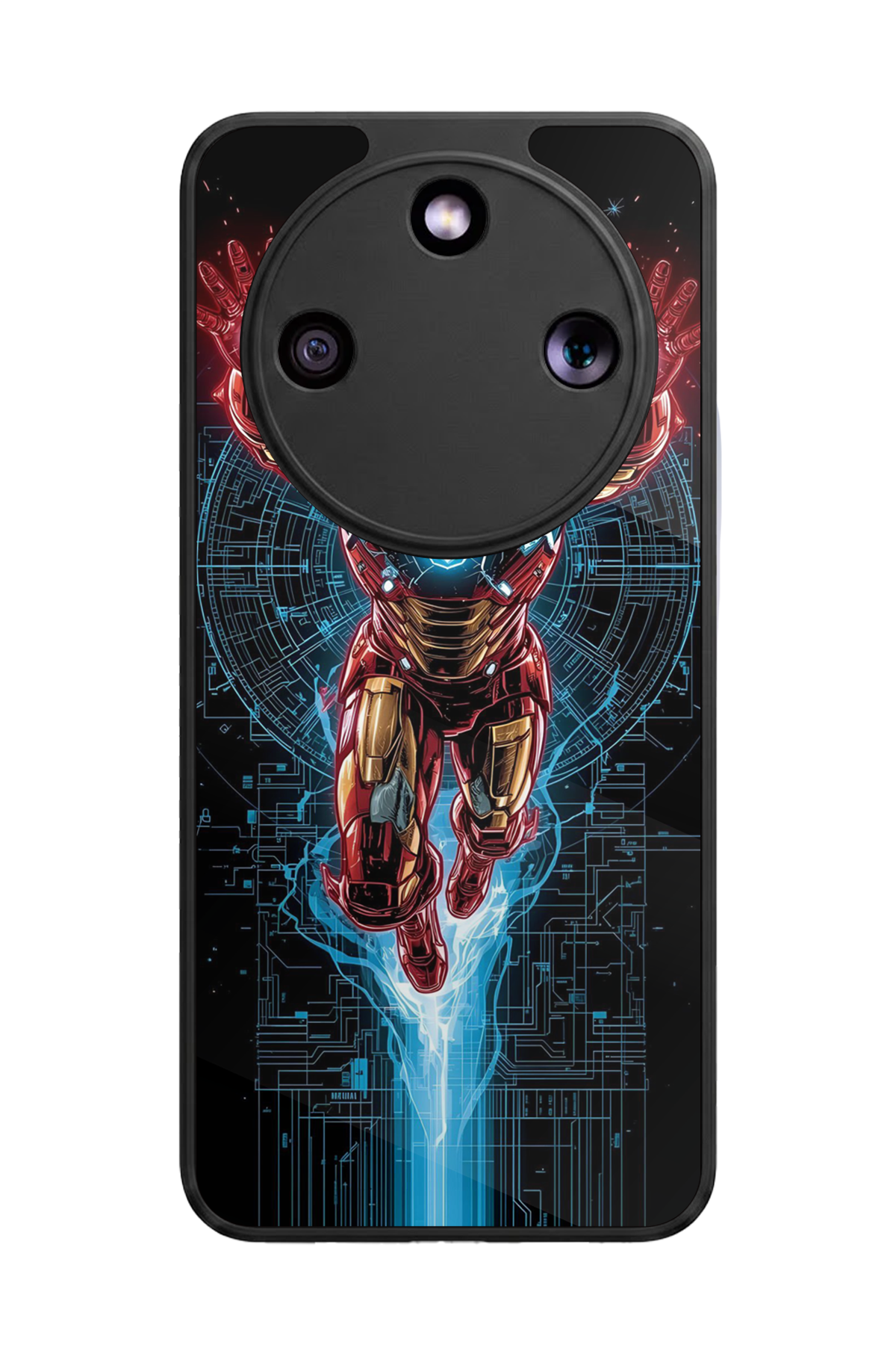 Honor Magic 8 Lite Uyumlu Iron Man ( Demir Adam ) Tasarımlı Glossy Premium Kılıf