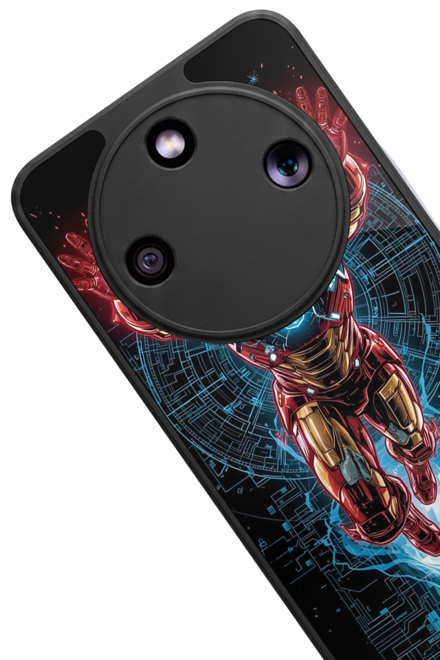Honor Magic 8 Lite Uyumlu Iron Man ( Demir Adam ) Tasarımlı Glossy Premium Kılıf