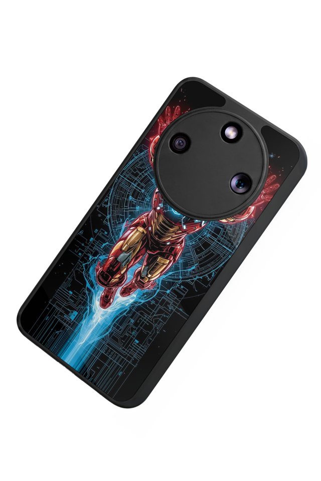 Honor Magic 8 Lite Uyumlu Iron Man ( Demir Adam ) Tasarımlı Glossy Premium Kılıf