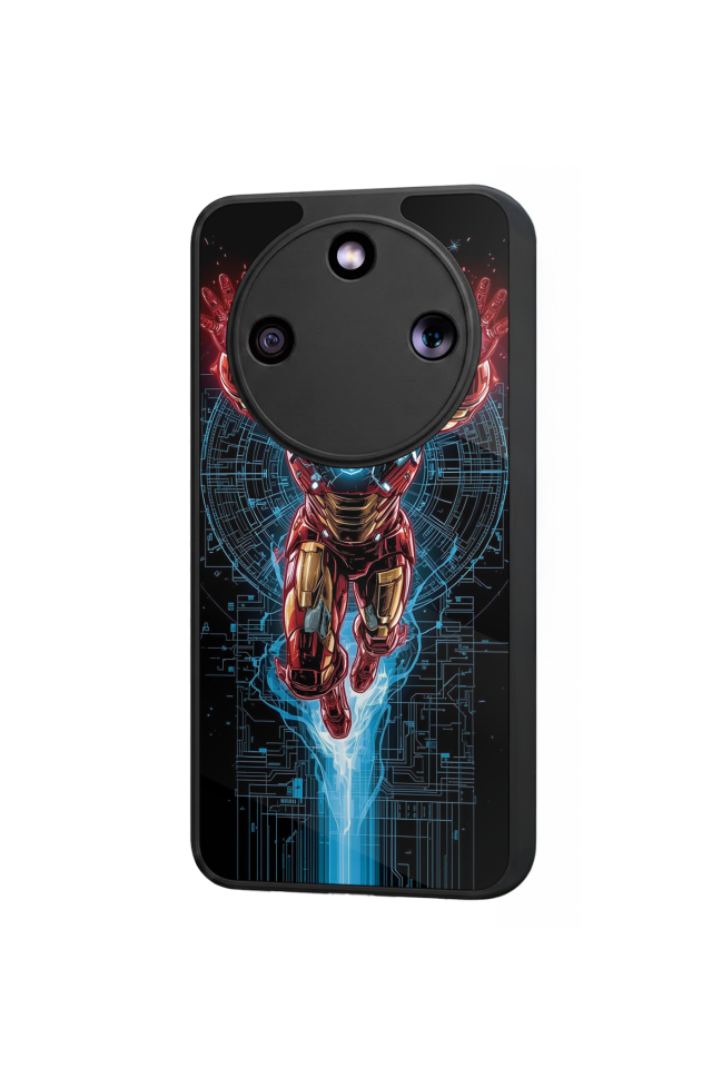 Honor Magic 8 Lite Uyumlu Iron Man ( Demir Adam ) Tasarımlı Glossy Premium Kılıf
