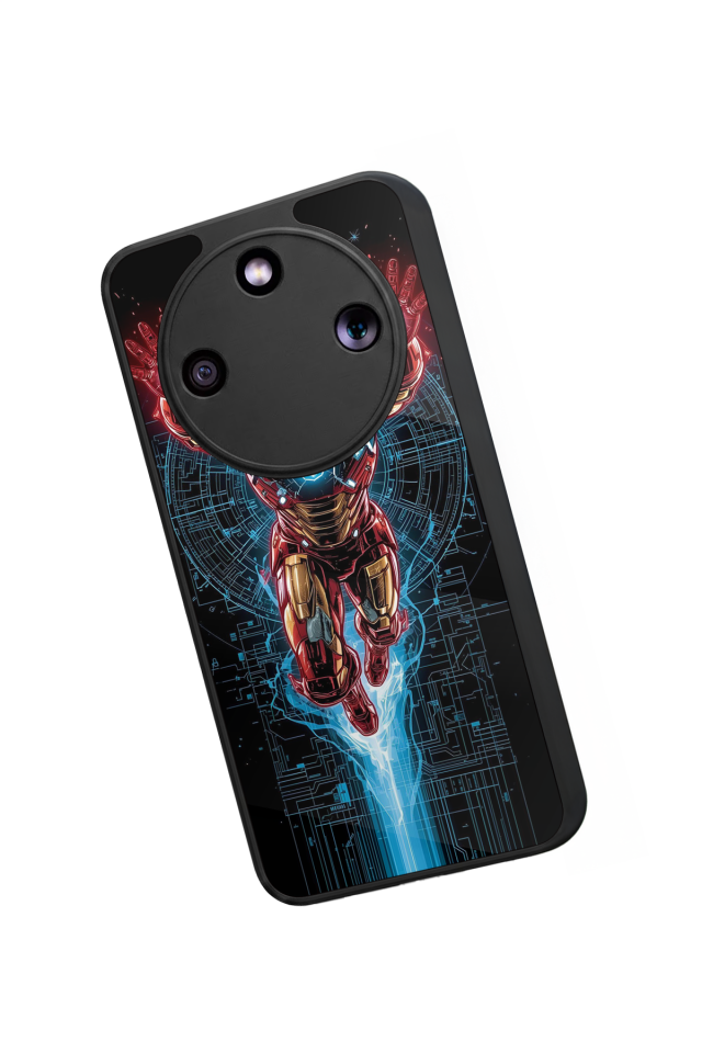 Honor Magic 8 Lite Uyumlu Iron Man ( Demir Adam ) Tasarımlı Glossy Premium Kılıf