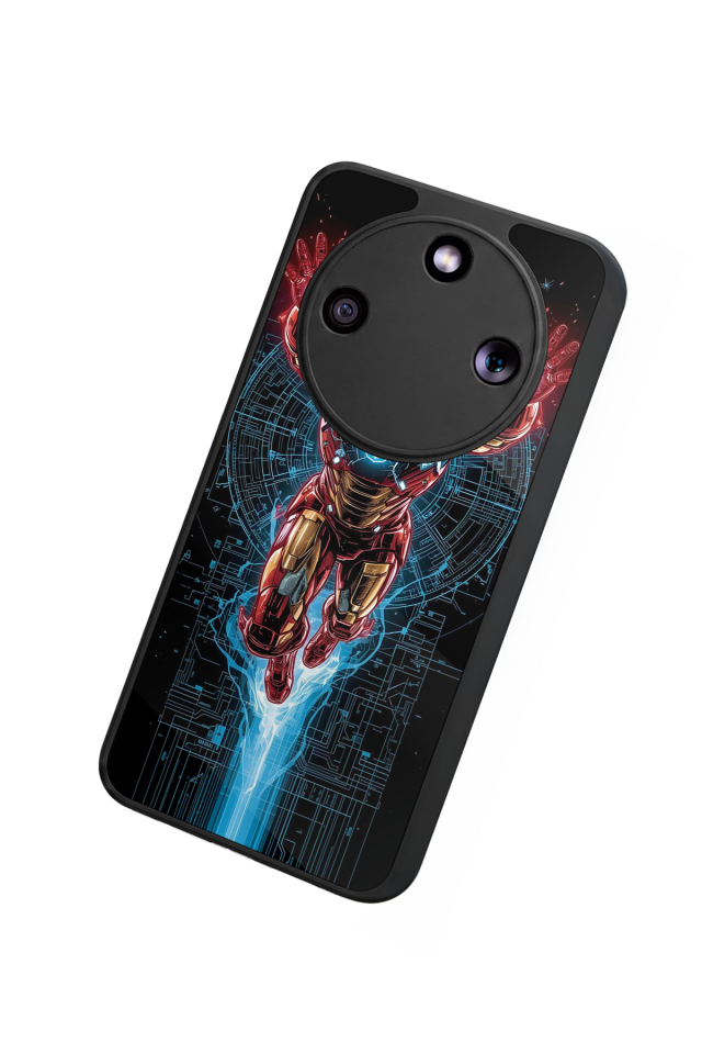 Honor Magic 8 Lite Uyumlu Iron Man ( Demir Adam ) Tasarımlı Glossy Premium Kılıf