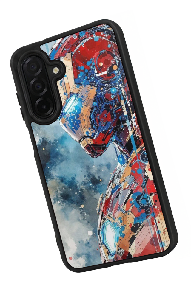 Samsung Galaxy A36 Uyumlu Iron Man ( Demir Adam ) Tasarımlı Glossy Premium Kılıf