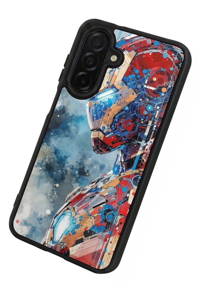 Samsung Galaxy A36 Uyumlu Iron Man ( Demir Adam ) Tasarımlı Glossy Premium Kılıf