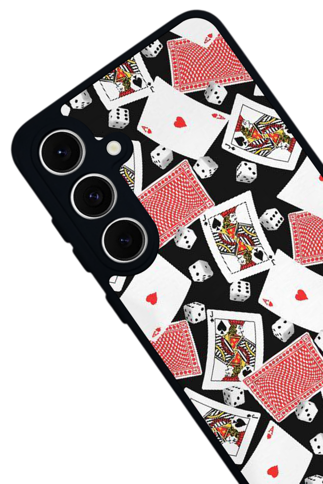 Samsung Galaxy S24 FE Uyumlu Kart Tasarımlı Glossy Premium Kılıf