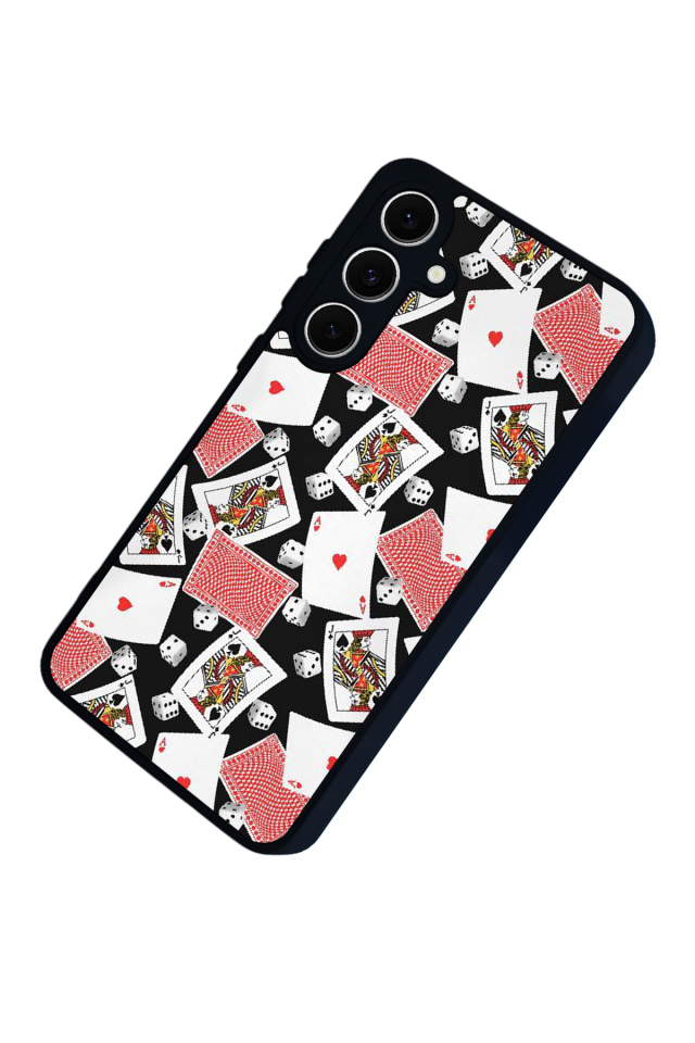 Samsung Galaxy S24 FE Uyumlu Kart Tasarımlı Glossy Premium Kılıf