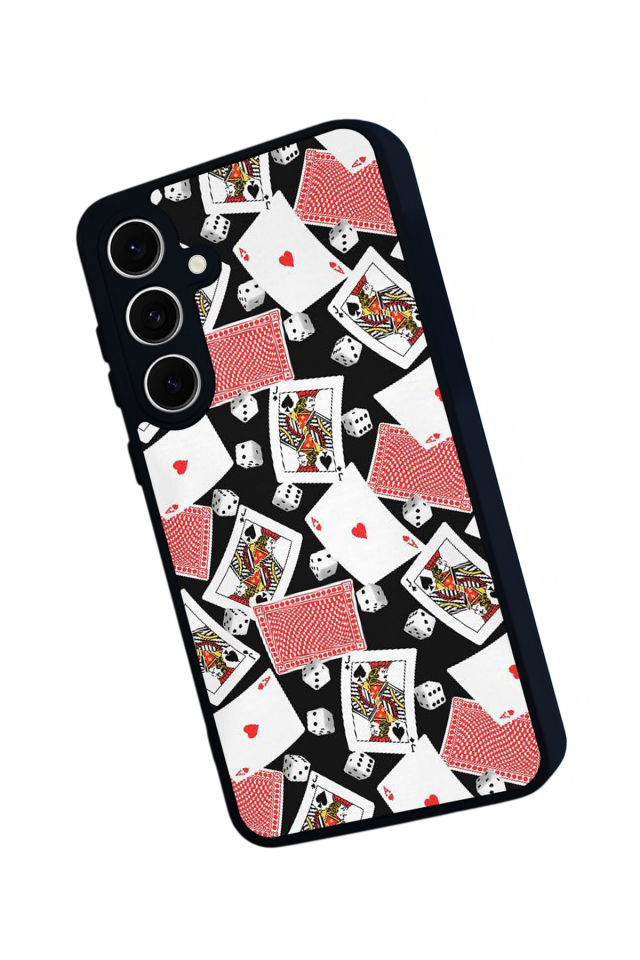 Samsung Galaxy S24 FE Uyumlu Kart Tasarımlı Glossy Premium Kılıf