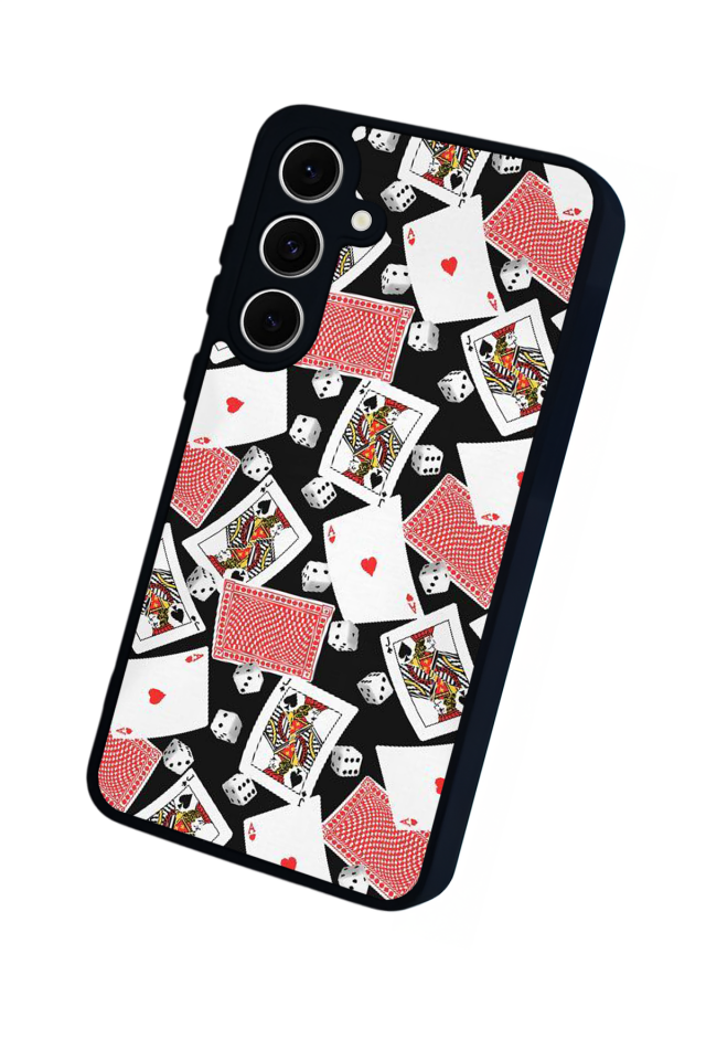 Samsung Galaxy S24 FE Uyumlu Kart Tasarımlı Glossy Premium Kılıf