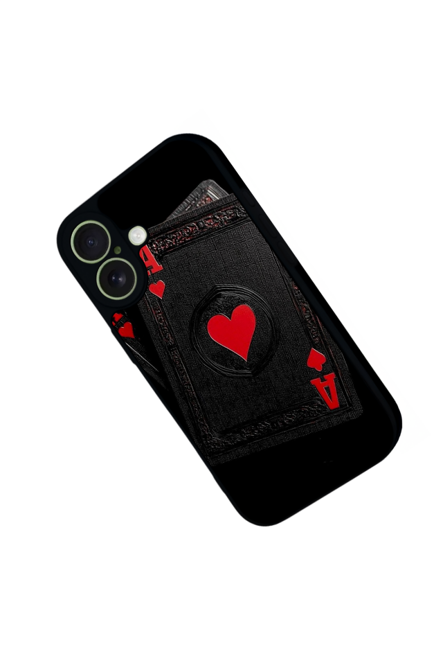 iPhone 17 Uyumlu Kart Tasarımlı Glossy Premium Kılıf