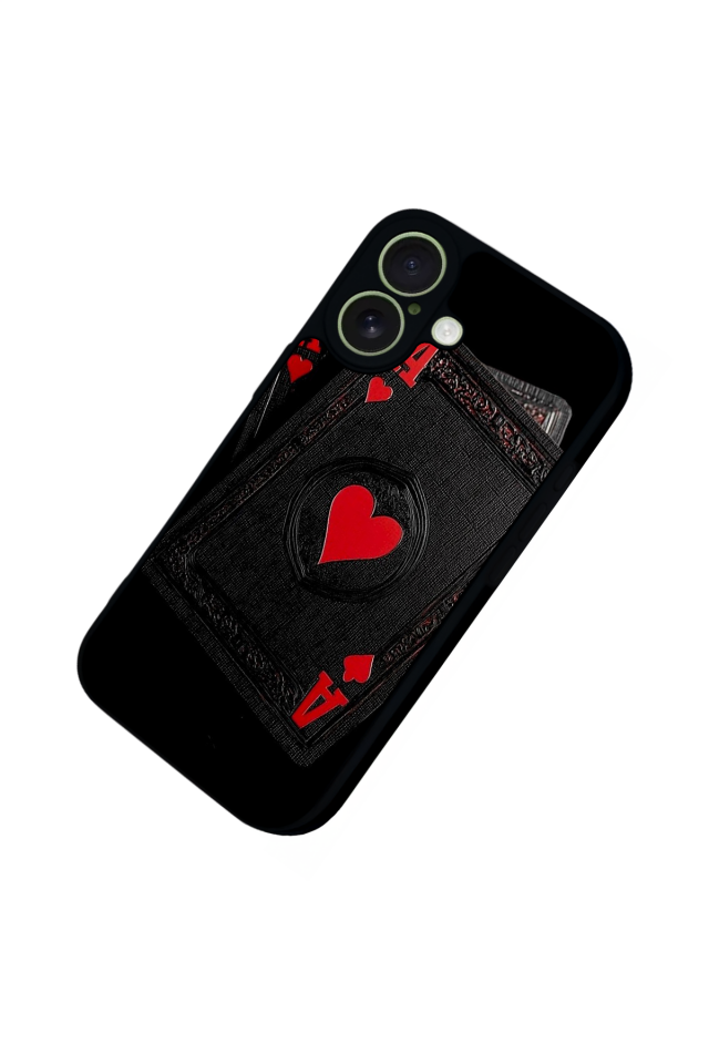 iPhone 17 Uyumlu Kart Tasarımlı Glossy Premium Kılıf
