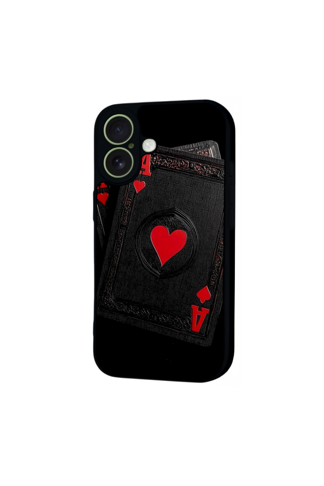 iPhone 17 Uyumlu Kart Tasarımlı Glossy Premium Kılıf