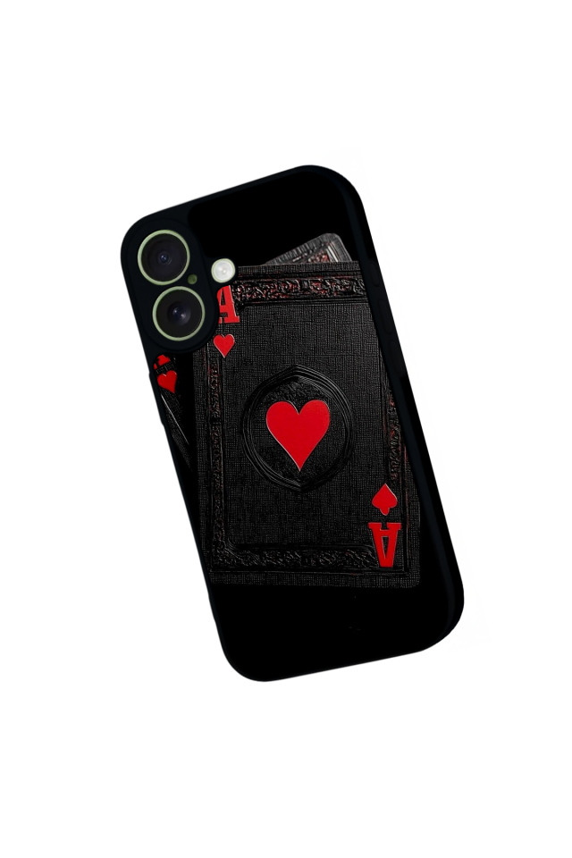 iPhone 17 Uyumlu Kart Tasarımlı Glossy Premium Kılıf