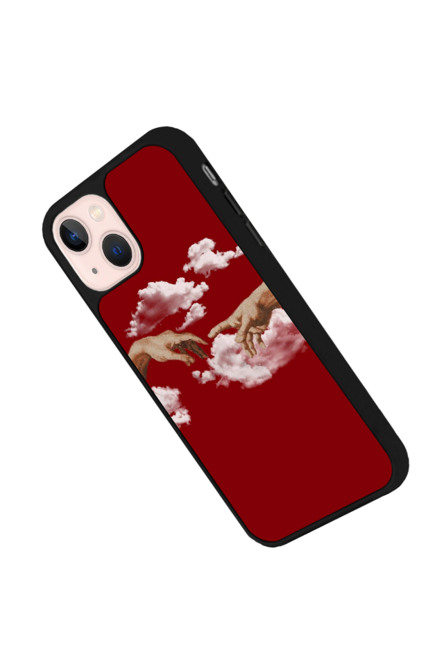 iPhone 15 Plus Uyumlu Kirmizi Tasarımlı Glossy Premium Kılıf