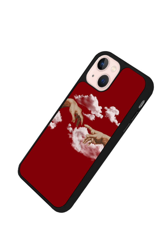 iPhone 15 Plus Uyumlu Kirmizi Tasarımlı Glossy Premium Kılıf