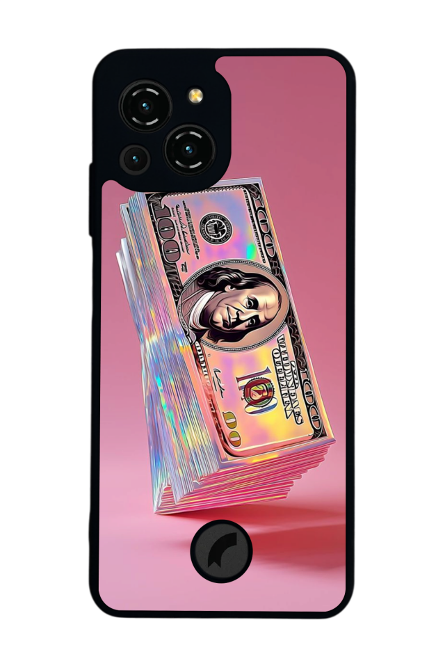 Reeder S23 Pro Max Uyumlu Money Para Tasarımlı Glossy Premium Kılıf