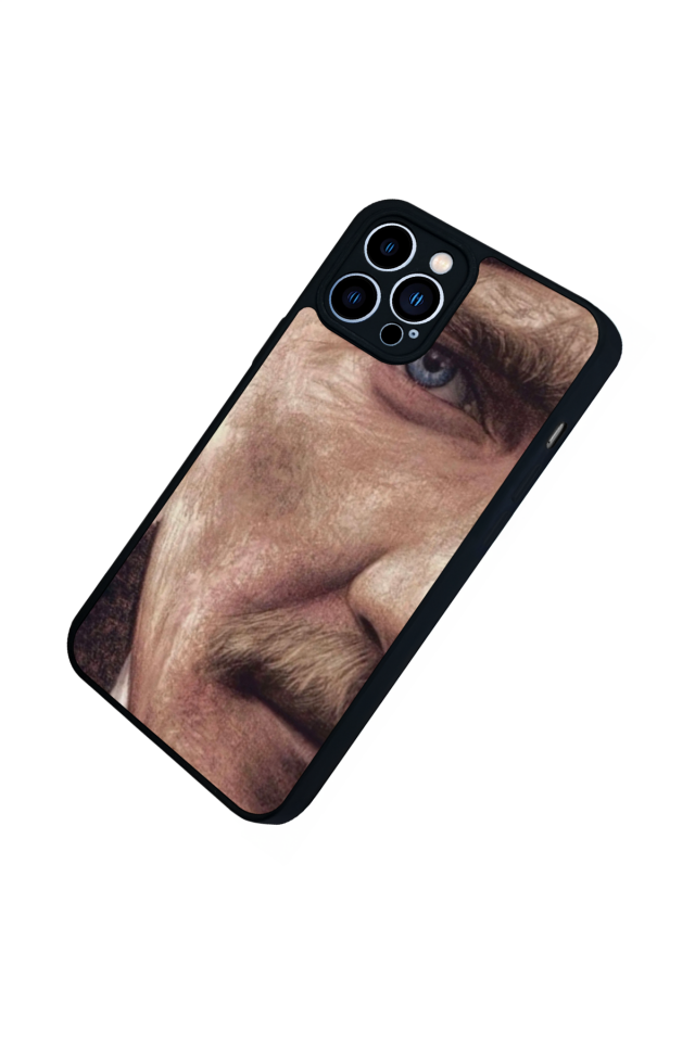 iPhone 12 Pro Max Uyumlu Mustafa Kemal Ataturk Tasarımlı Glossy Premium Kılıf