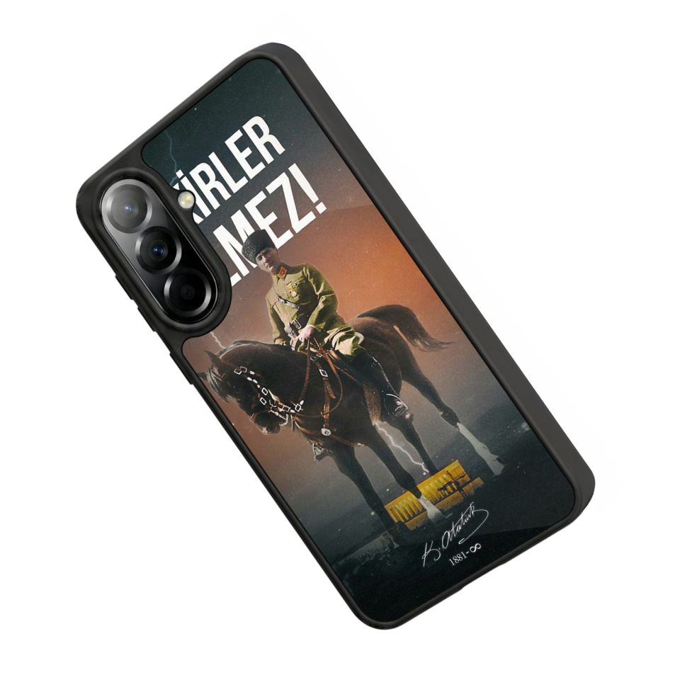 Samsung Galaxy A57 Uyumlu Mustafa Kemal Ataturk Tasarımlı Glossy Premium Kılıf