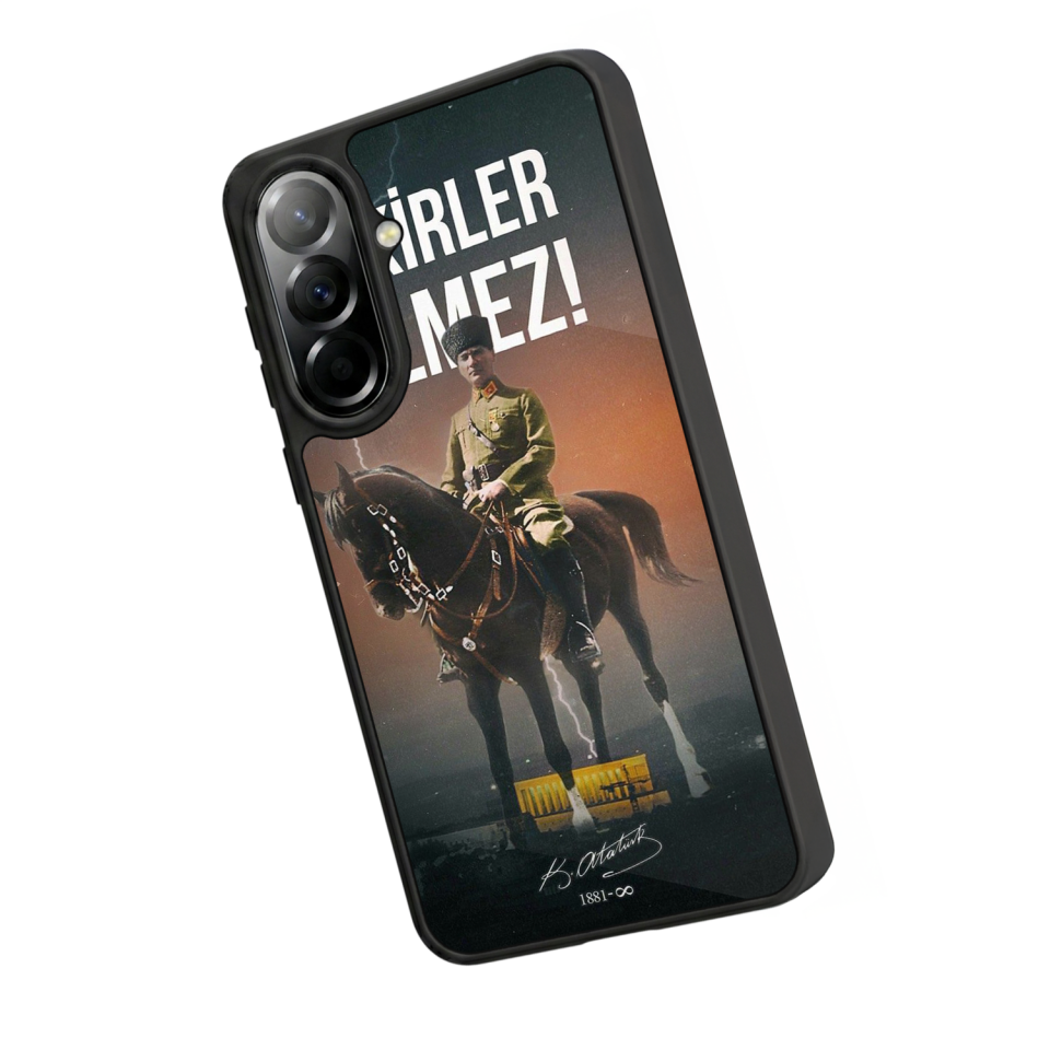 Samsung Galaxy A57 Uyumlu Mustafa Kemal Ataturk Tasarımlı Glossy Premium Kılıf