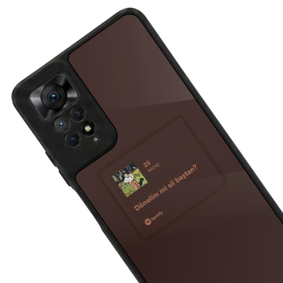 Xiaomi Redmi Note 11 Pro Uyumlu Sarki Sozleri Tasarımlı Glossy Premium Kılıf