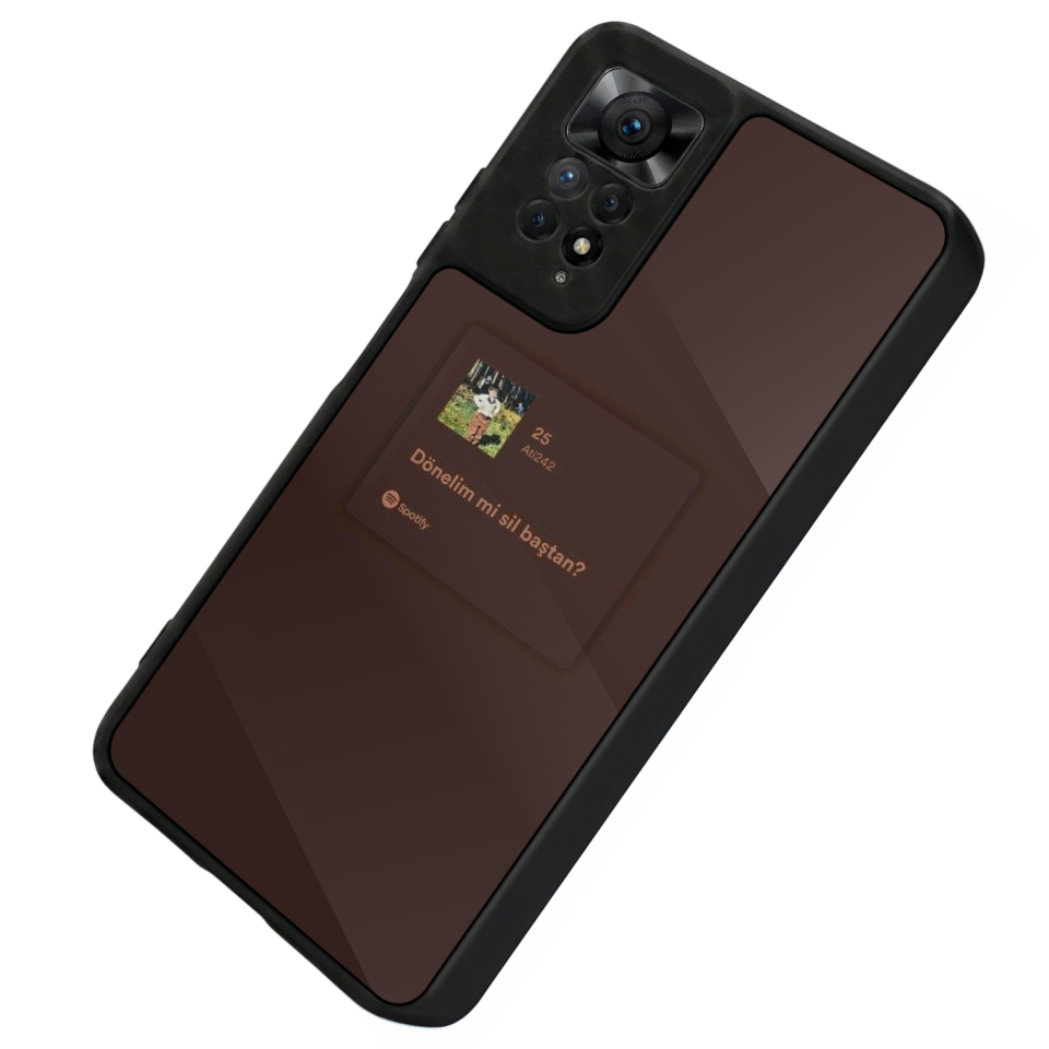 Xiaomi Redmi Note 11 Pro Uyumlu Sarki Sozleri Tasarımlı Glossy Premium Kılıf