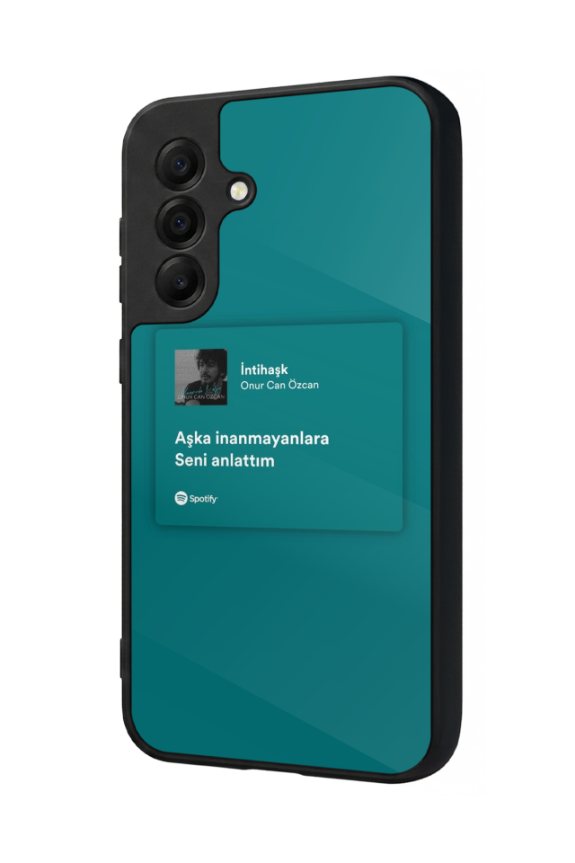 Samsung Galaxy A17 Uyumlu Sarki Sozleri Tasarımlı Glossy Premium Kılıf