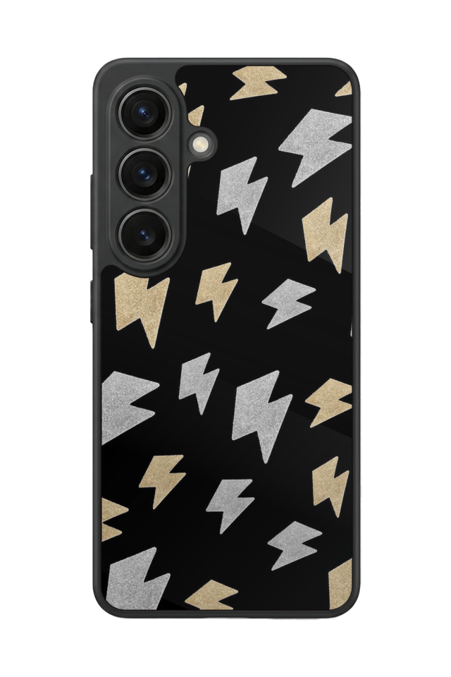 Samsung Galaxy S26 Uyumlu Simsek Tasarımlı Glossy Premium Kılıf