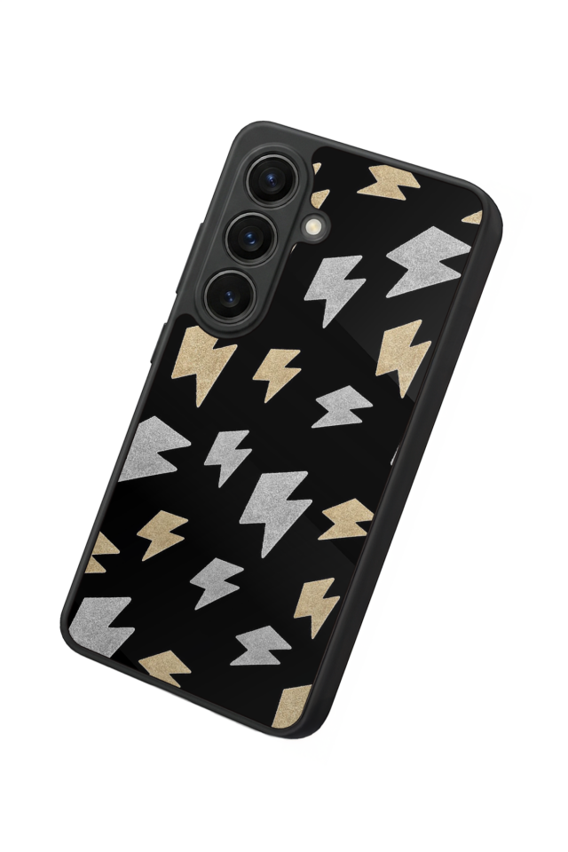 Samsung Galaxy S26 Uyumlu Simsek Tasarımlı Glossy Premium Kılıf