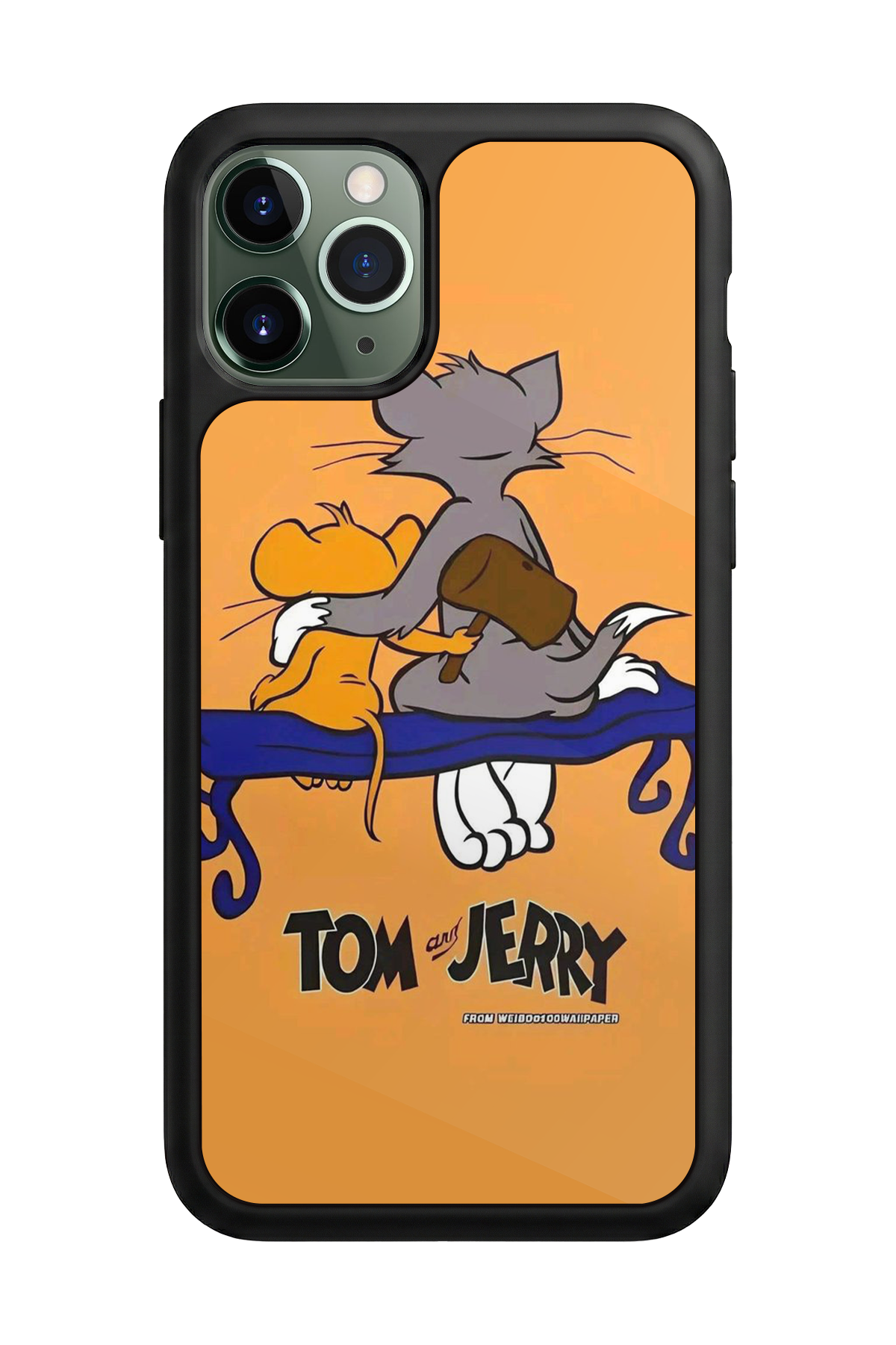 iPhone 11 Pro Uyumlu Tom And Jerry Tasarımlı Glossy Premium Kılıf