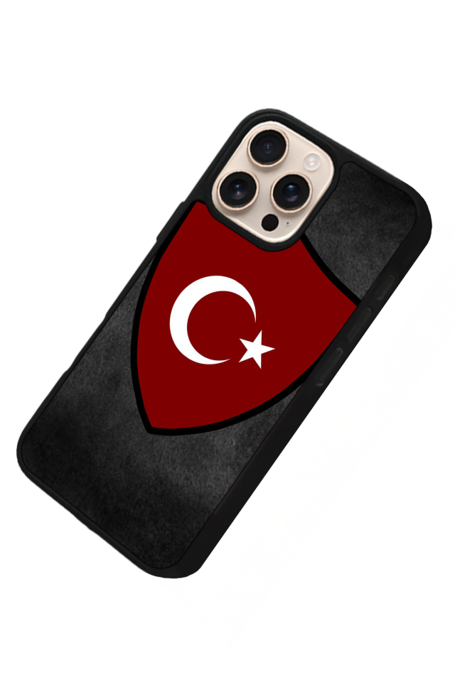 iPhone 15 Pro Max Uyumlu TürkBayragi Tasarımlı Glossy Premium Kılıf