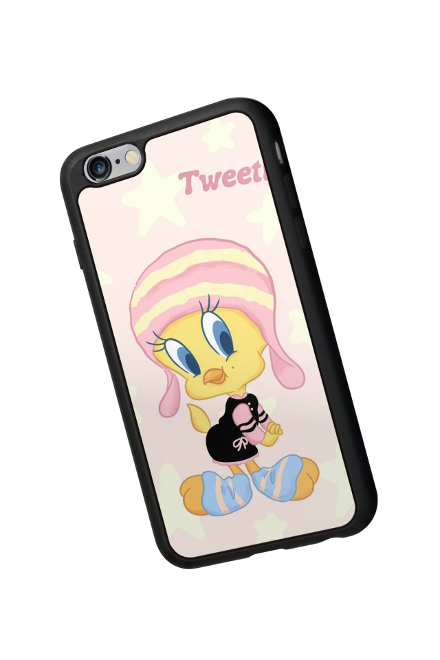iPhone 6 Plus Uyumlu Tweety Tasarımlı Glossy Premium Kılıf