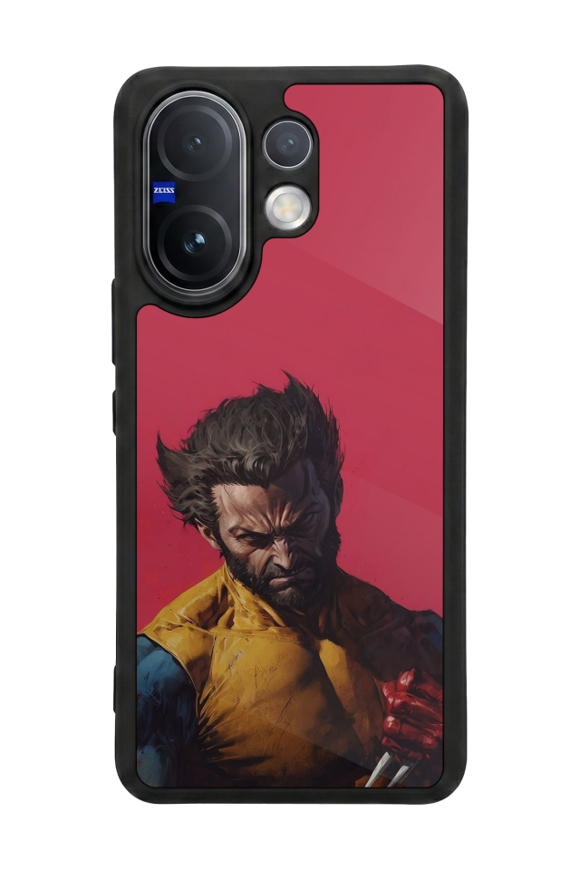 Vivo V60 Uyumlu Wolverine Tasarımlı Glossy Premium Kılıf