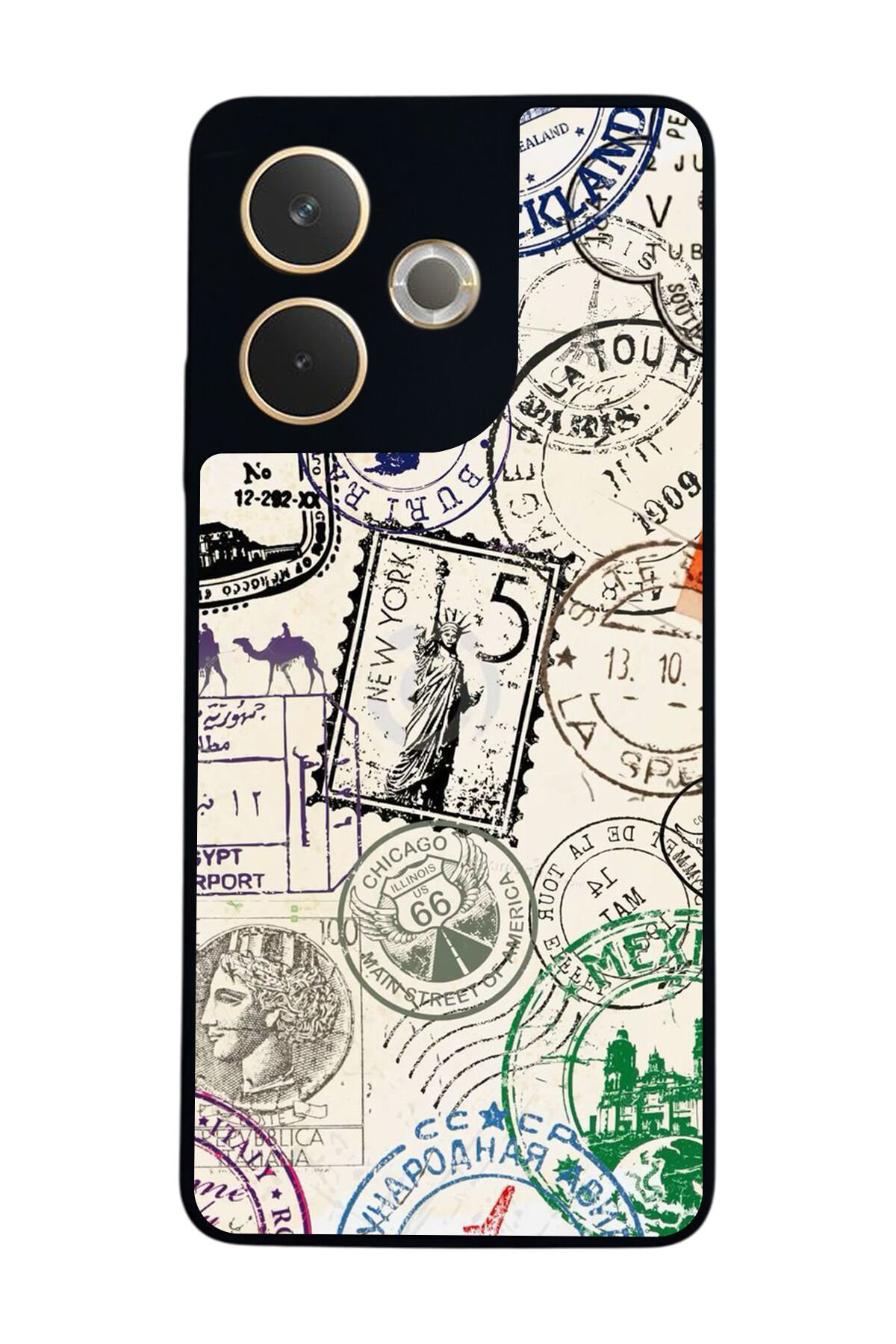 Oppo A5 Pro Uyumlu Poster Tasarımlı Glossy Premium Kılıf