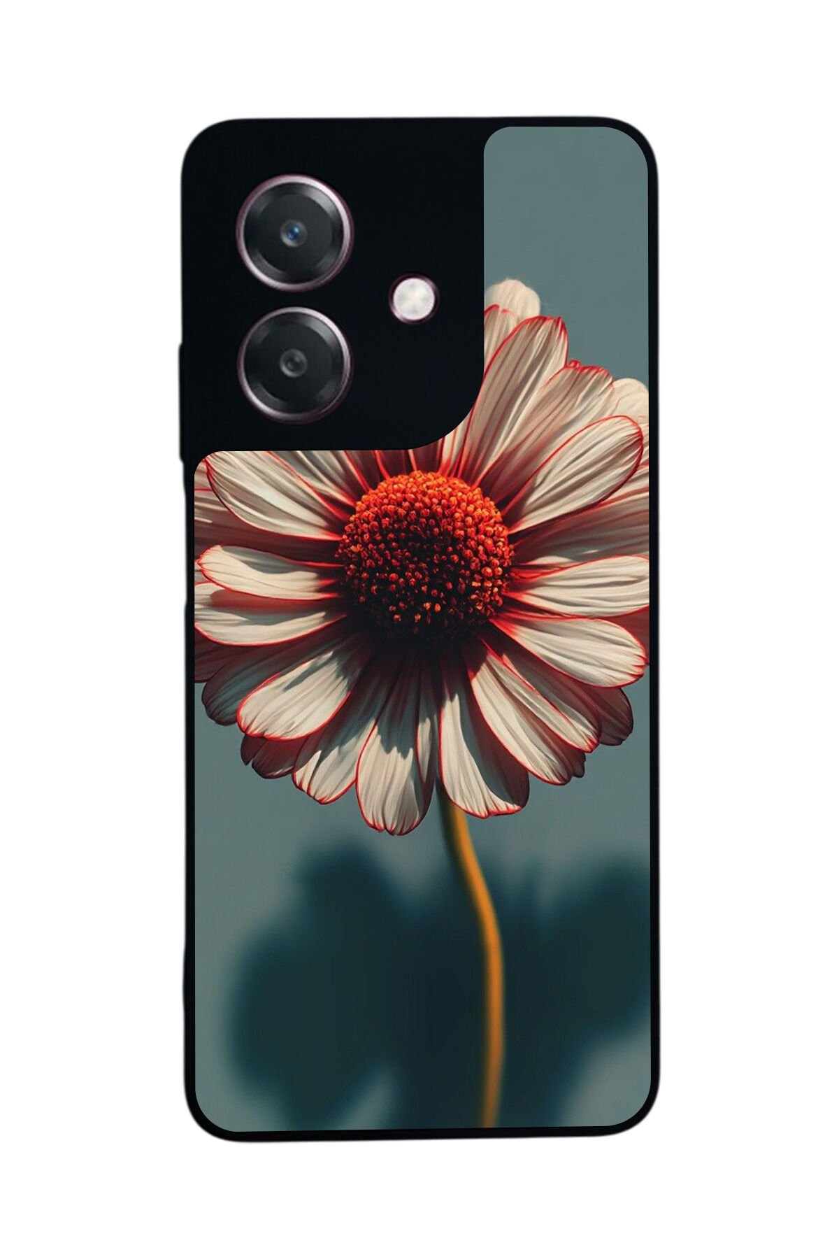 Oppo A3 5G Uyumlu Cicek Tasarımlı Glossy Premium Kılıf