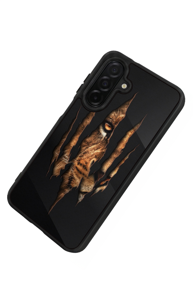 Samsung Galaxy A56 Uyumlu Aslan Tasarımlı Glossy Premium Kılıf