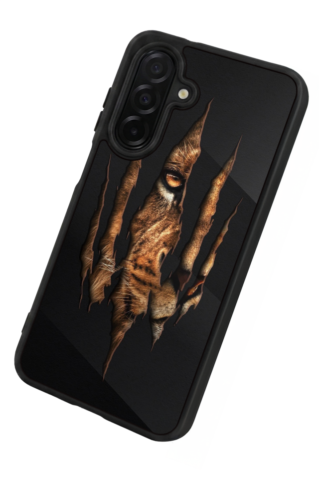 Samsung Galaxy A56 Uyumlu Aslan Tasarımlı Glossy Premium Kılıf