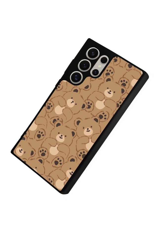 Samsung Galaxy S24 Ultra Uyumlu Ayı Tasarımlı Glossy Premium Kılıf