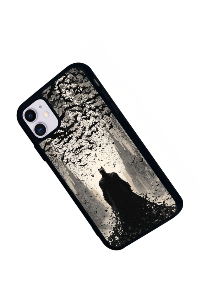 iPhone 11 Uyumlu Batman Tasarımlı Glossy Premium Kılıf