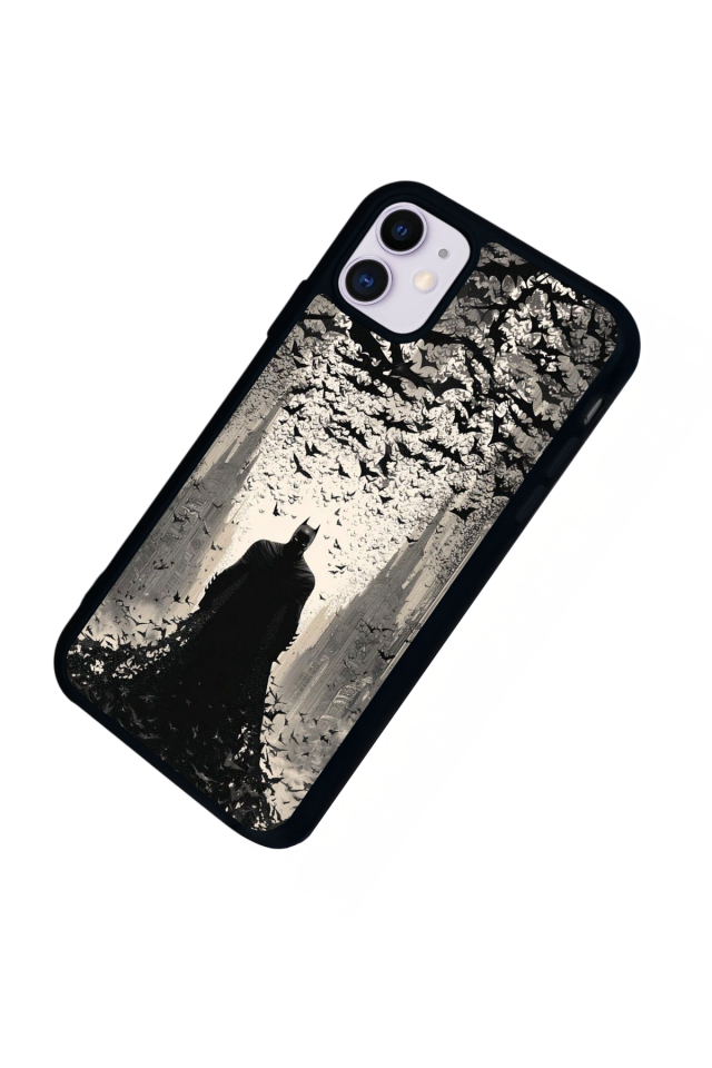 iPhone 11 Uyumlu Batman Tasarımlı Glossy Premium Kılıf