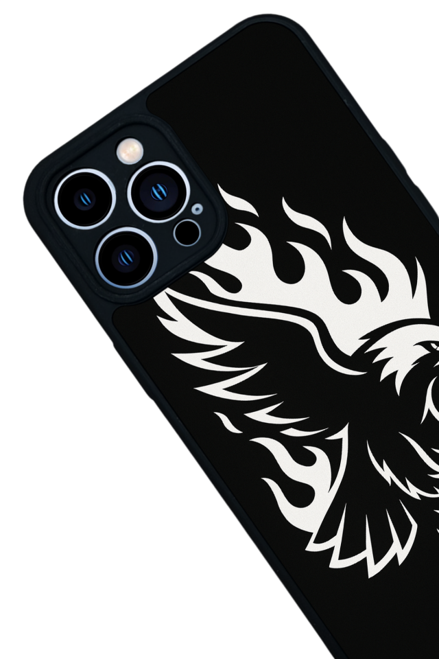 iPhone 13 Pro Max Uyumlu Besiktas Tasarımlı Glossy Premium Kılıf