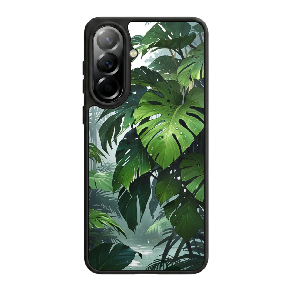 Samsung Galaxy A57 Uyumlu Botanik Tasarımlı Glossy Premium Kılıf