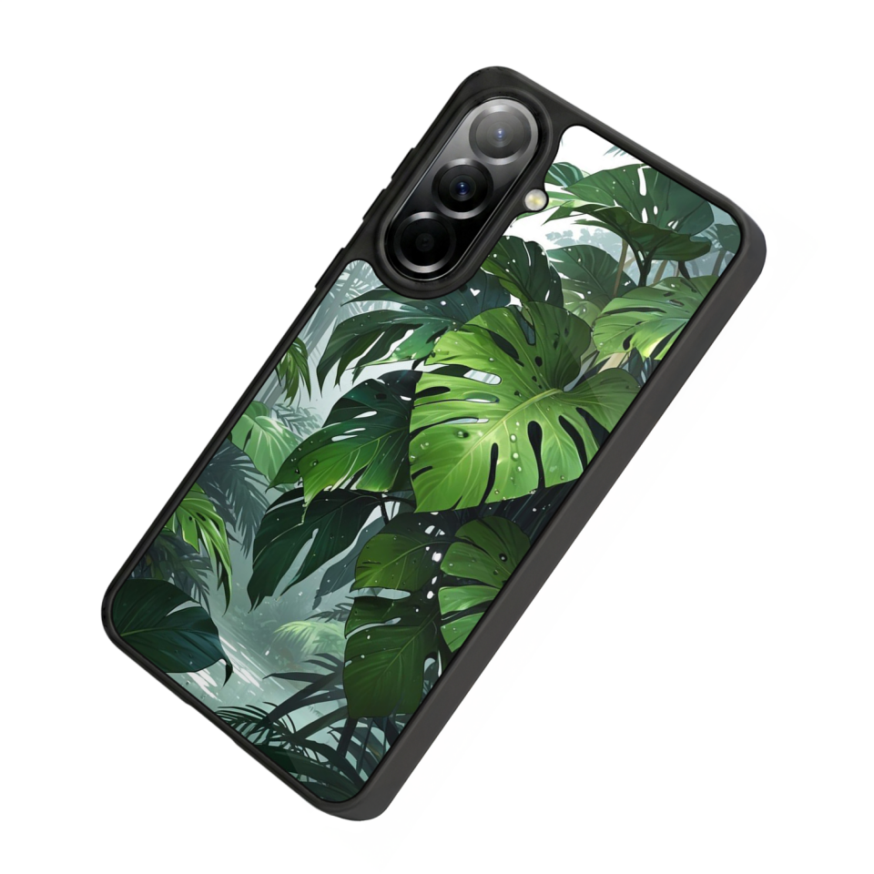 Samsung Galaxy A57 Uyumlu Botanik Tasarımlı Glossy Premium Kılıf