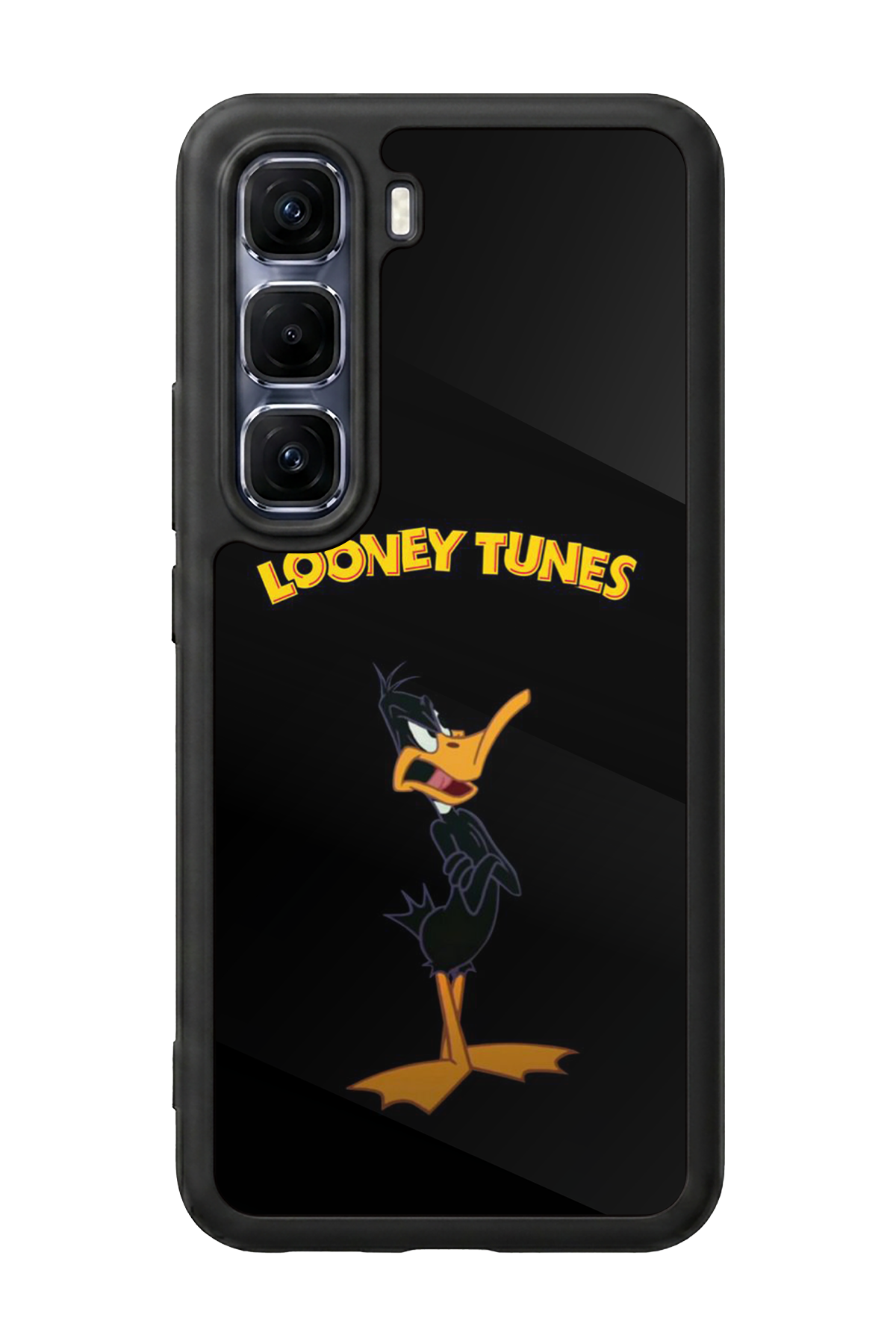 Infinix Hot 60 Pro Plus Uyumlu Daffy duck Tasarımlı Glossy Premium Kılıf