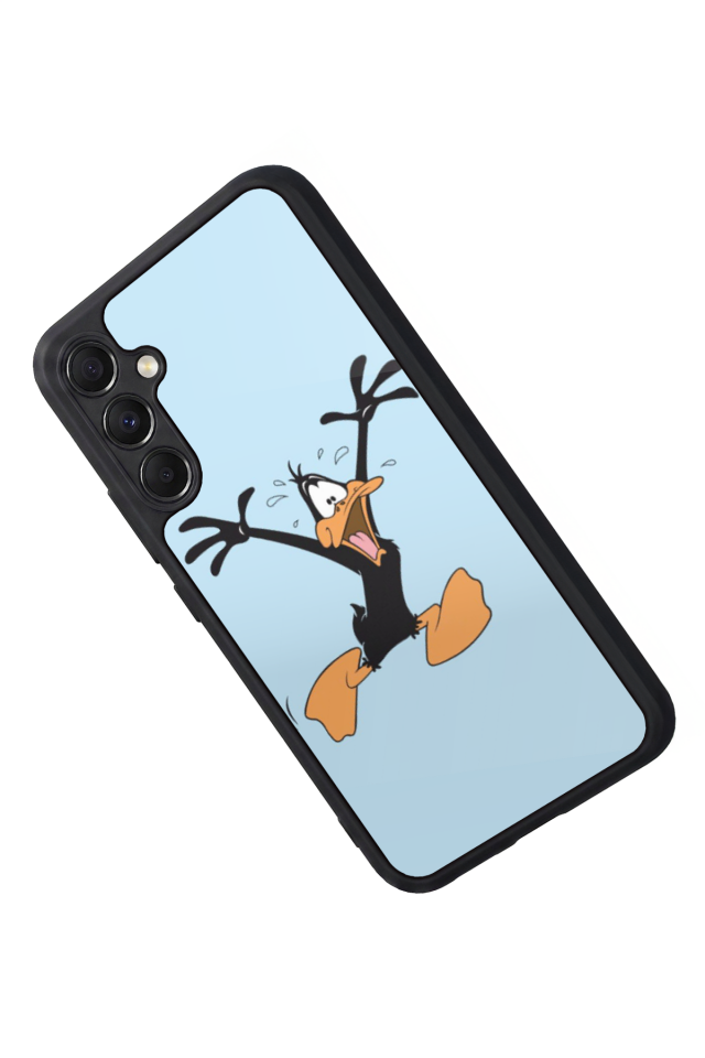 Samsung Galaxy A34 Uyumlu Daffy duck Tasarımlı Glossy Premium Kılıf