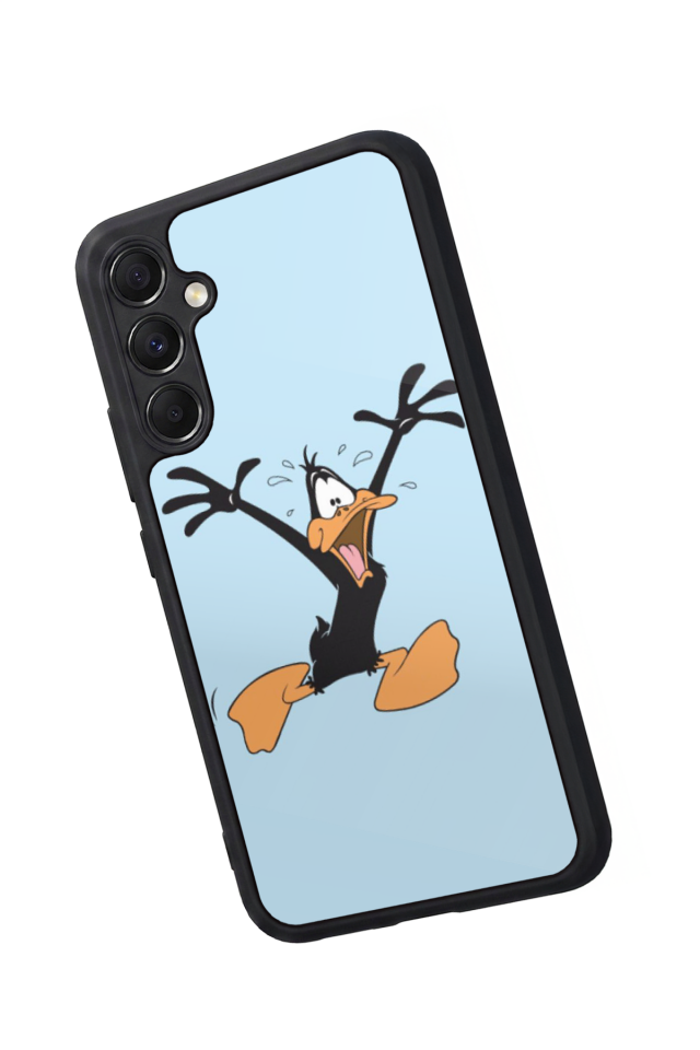 Samsung Galaxy A34 Uyumlu Daffy duck Tasarımlı Glossy Premium Kılıf