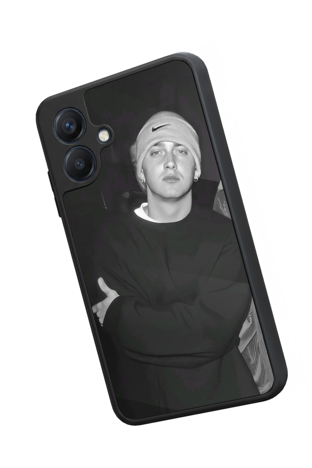 Samsung Galaxy A07 Uyumlu Eminem Tasarımlı Glossy Premium Kılıf