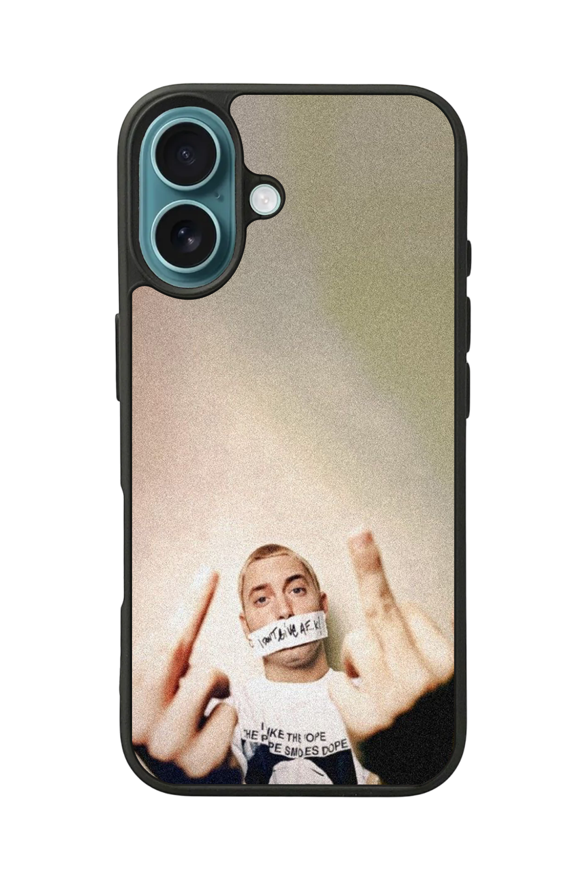 iPhone 16 Uyumlu Eminem Tasarımlı Glossy Premium Kılıf