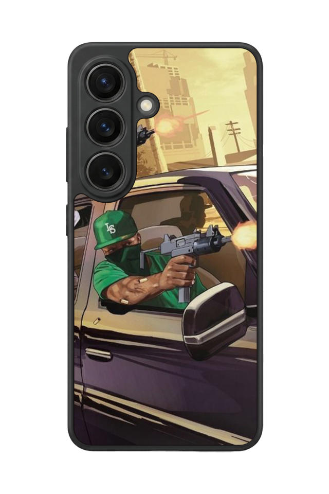 Samsung Galaxy S26 Uyumlu GTA Tasarımlı Glossy Premium Kılıf