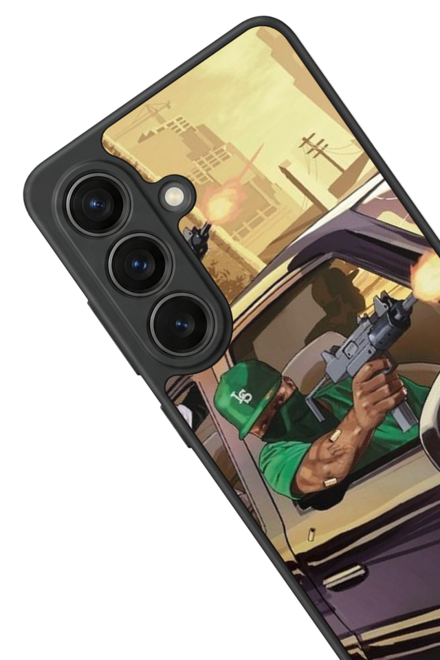 Samsung Galaxy S26 Uyumlu GTA Tasarımlı Glossy Premium Kılıf